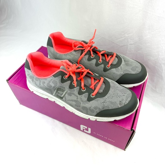 FootJoy Shoes - Ladies Golf Shoes FootJoy FJ SoftLite Mesh UberLite Foam Cushioning Spikeless